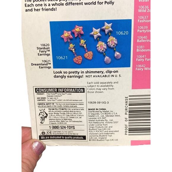 Vtg 90s Toy Polly Pocket Keepsake Camp Days Locket #10628 Mattel Bluebird 1993 - Picture 6 of 7